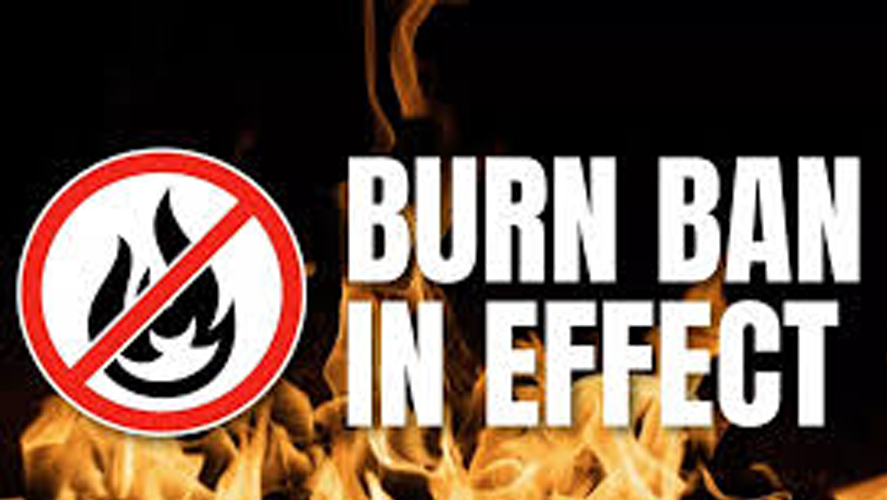 Burn Ban in effect